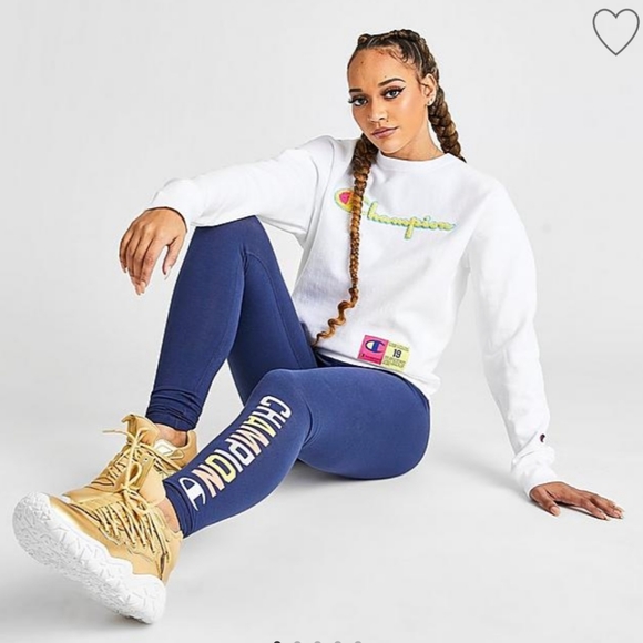 Champion Sweaters - Champion reverse weave neon crewneck sweatshirtNWT